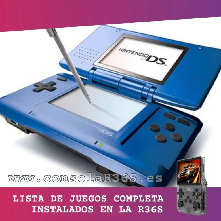 Lista de juegos de la Nintendo DS instalados en la consola retro R36S (139 títulos) Lista de juegos de la Nintendo DS instalados en la consola retro R36S (139 títulos)