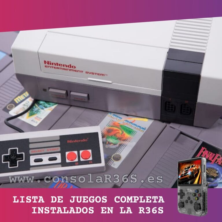 Lista de juegos de la Nintendo Entertainment System (NES) instalados en la consola retro R36S (4071 títulos) Lista de juegos de la Nintendo Entertainment System (NES) instalados en la consola retro R36S (4071 títulos)