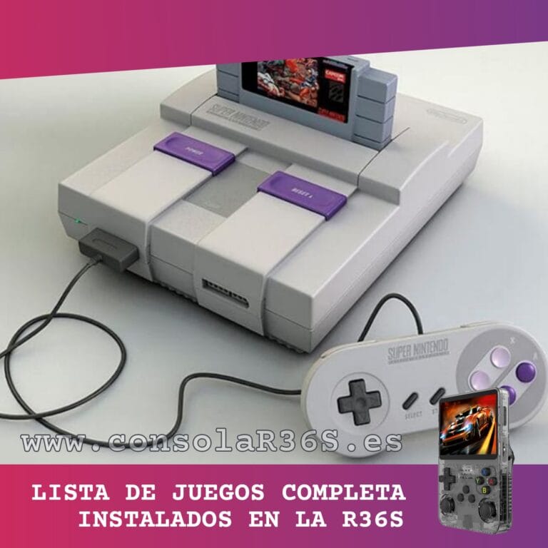 Lista de juegos de la Super Nintendo instalados en la consola retro R36S (837 títulos) Lista de juegos de la Super Nintendo instalados en la consola retro R36S (837 títulos)