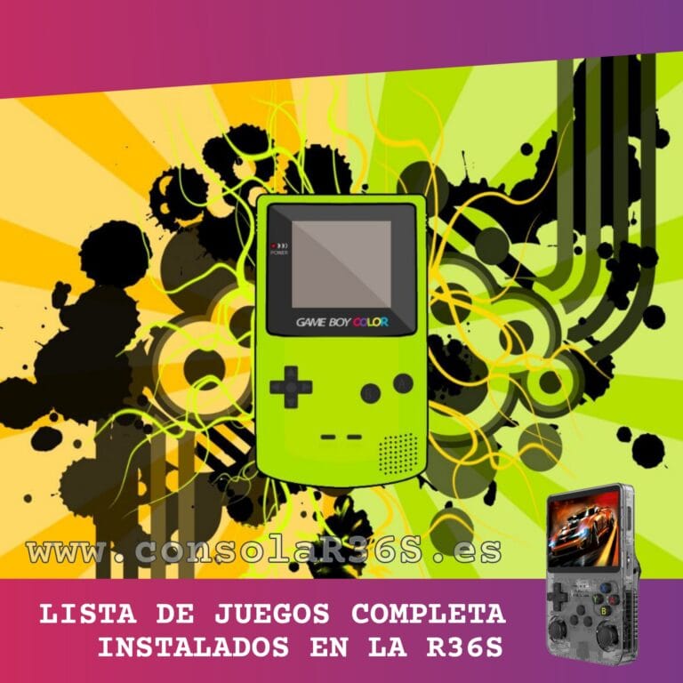 Lista de juegos de la Game Boy Color instalados en la consola retro R36S (555 títulos) Lista de juegos de la Game Boy Color instalados en la consola retro R36S (555 títulos)
